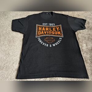 Harley-Davidson Black T-Shirt L\Xl Stinger Medina,OH